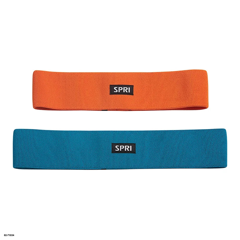 Hip Bands, 2-Pack of Fabric Resistance Loop Bands