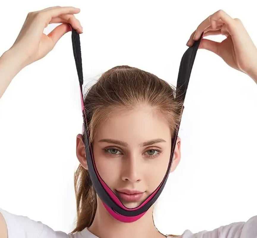 Lift and Shape up Your Face Instantly with V-Line Cheek Chin Neck Shaping Mask/Belt Made up of Best Breathable & Comfortable Material: Lyrca