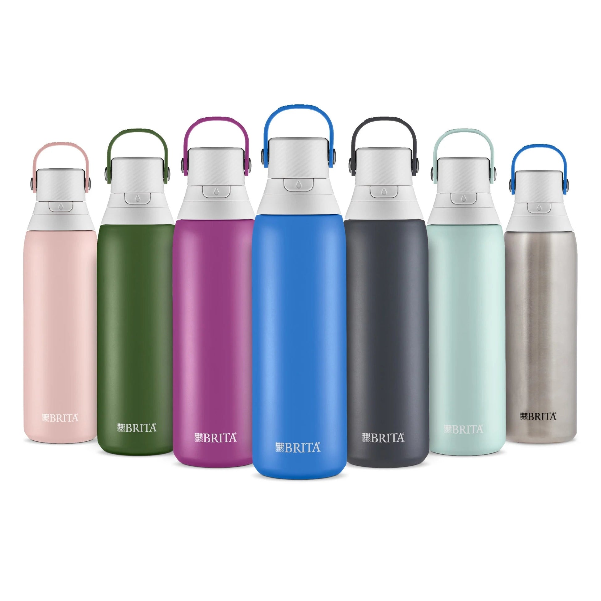 20 Oz Rose Premium Stainless Steel Leak Proof Filtered Insulated Water Bottle with Straw