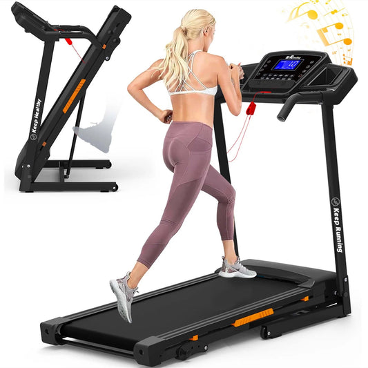 Treadmill 330 Lb Capacity Electric Treadmill with Incline 3.5 HP Walking Running Machine for Home Workout